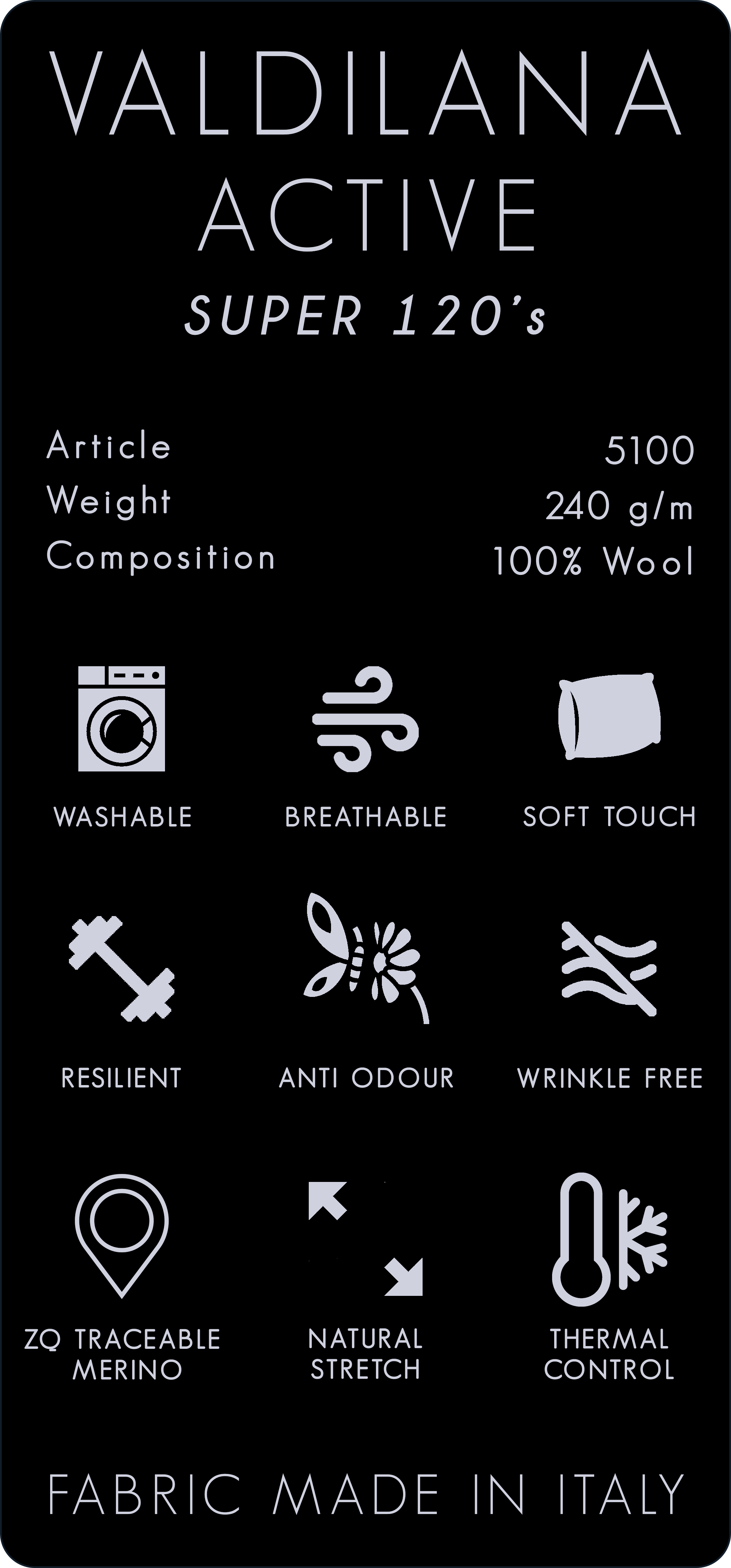 Super 120s Lightweight